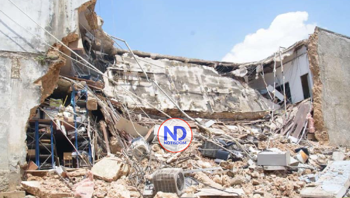 Construcción de hotel influyó en el desplome techo del CODIA, según el informe preliminar