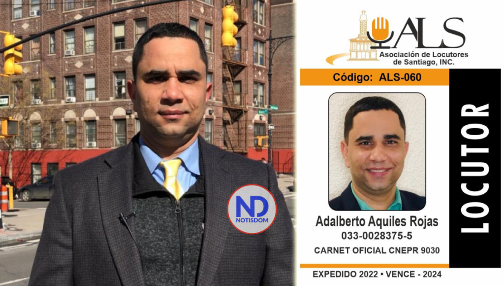 NOTISDOM FOTOS 2022 06 14T172444.675 Aquiles Rojas, reportero de NotisDom, es nuevo miembro de la Asociación de Locutores de Santiago