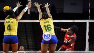 Dominicanas caen ante Brasil en la Liga de Naciones de Voleibol 2022