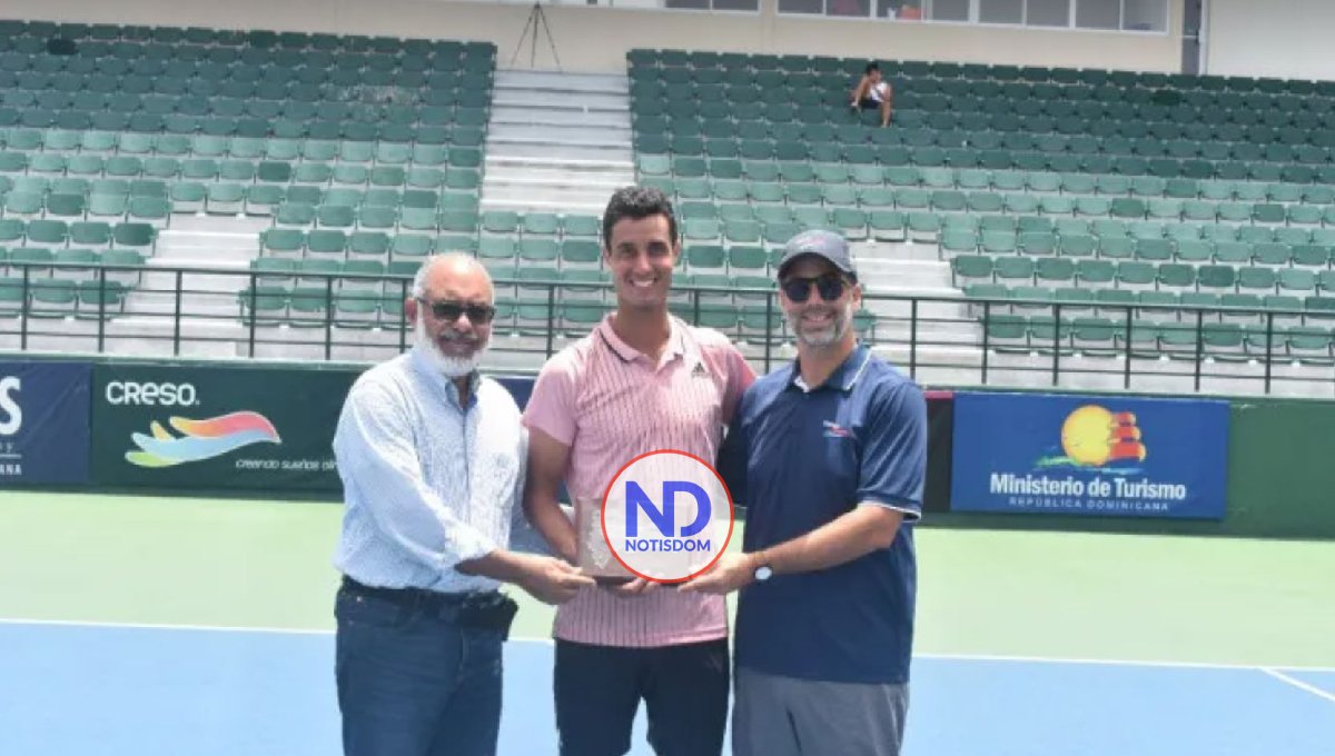 El tenista dominicano Roberto Cid se coronó campeón en su tierra