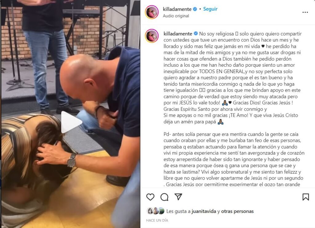 TWITTER KILLADAMENTE Killadamente habla de su depresión, su adicción a los medicamentos y como ya Dios la salvó