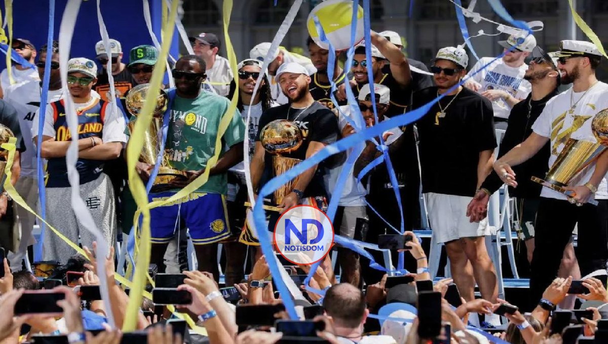 San Francisco celebra en grande el título de los Warriors