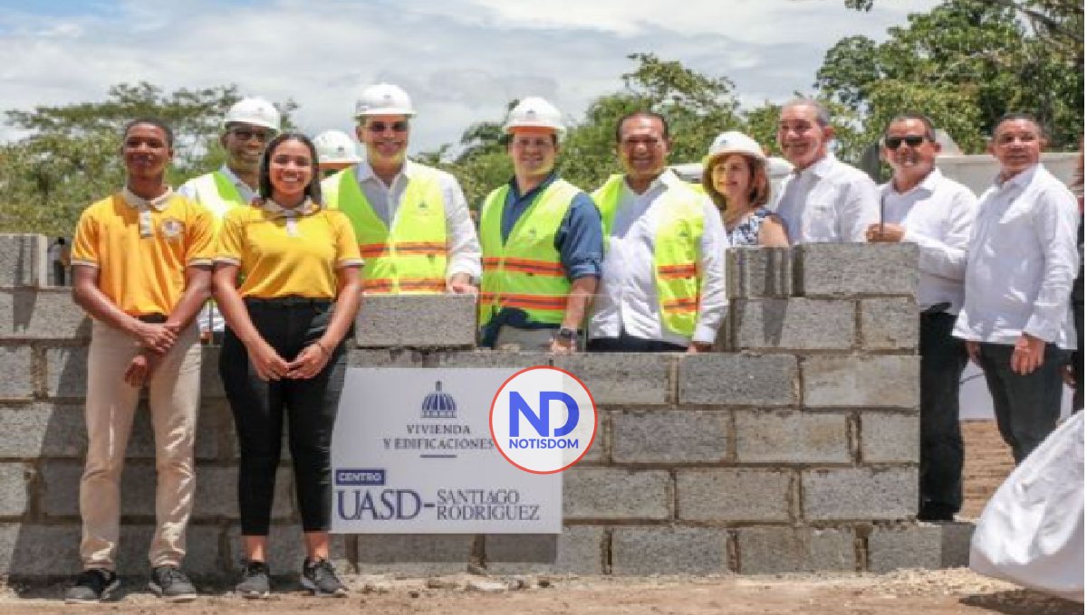 Presidente Abinader deja iniciada construcción UASD