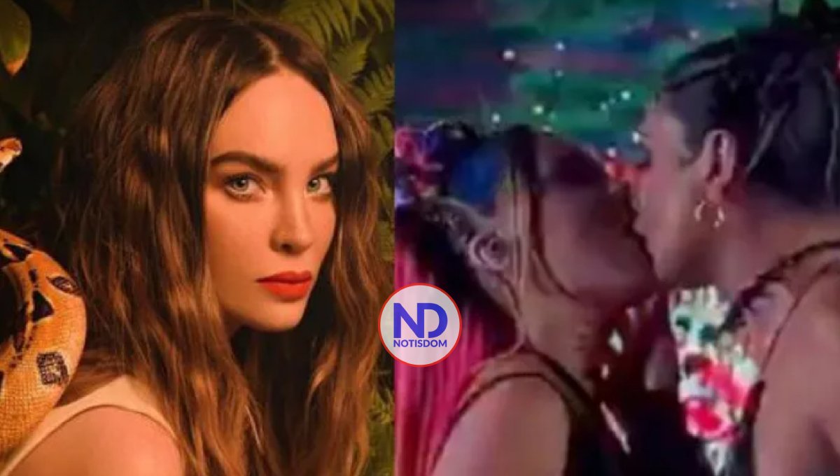 Belinda besó a la drag queen Valentina y a la actriz Lola Rodríguez en el “Madrid Orgullo”