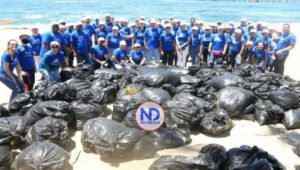 Citi realiza jornada de limpieza en playa de Haina