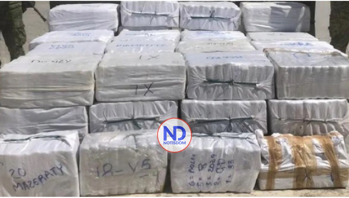 Incautan 179 kilos de cocaína provenientes de RD 2 Incautan 179 kilos de cocaína provenientes de RD