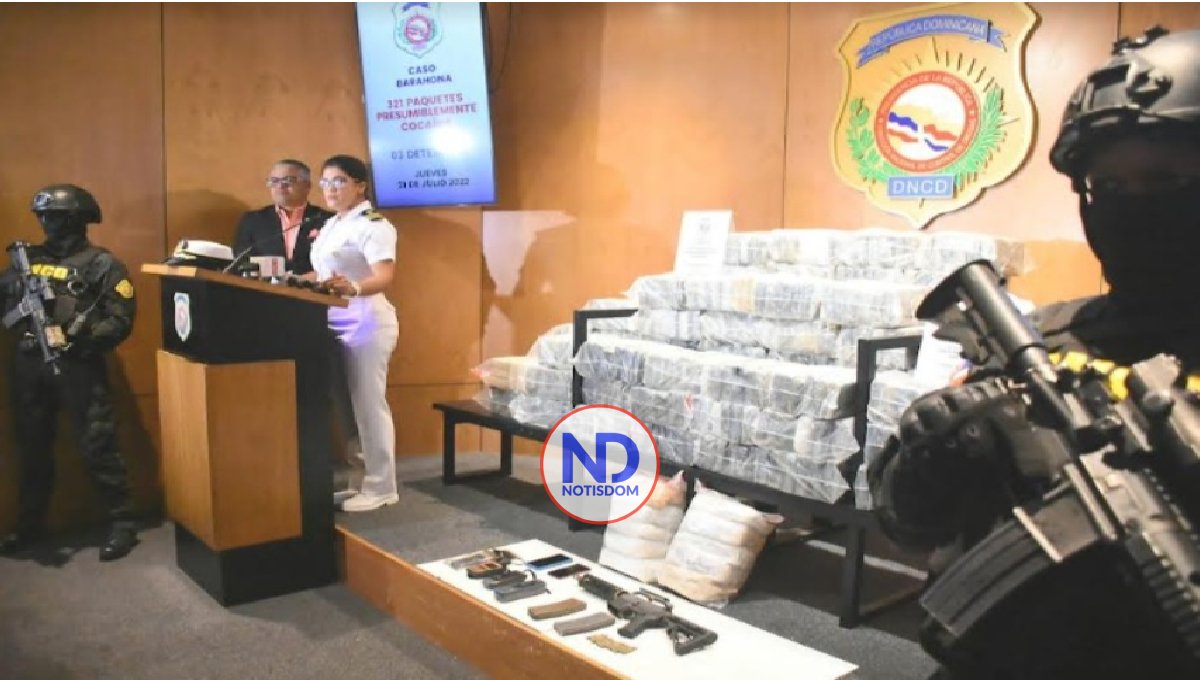 Detienen tres con 321 paquetes de cocaína y diez pacas marihuana