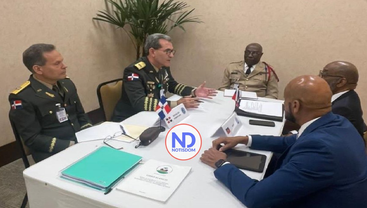 Ministros de Defensa RD y Haití acuerdan reunión para tratar tema seguridad