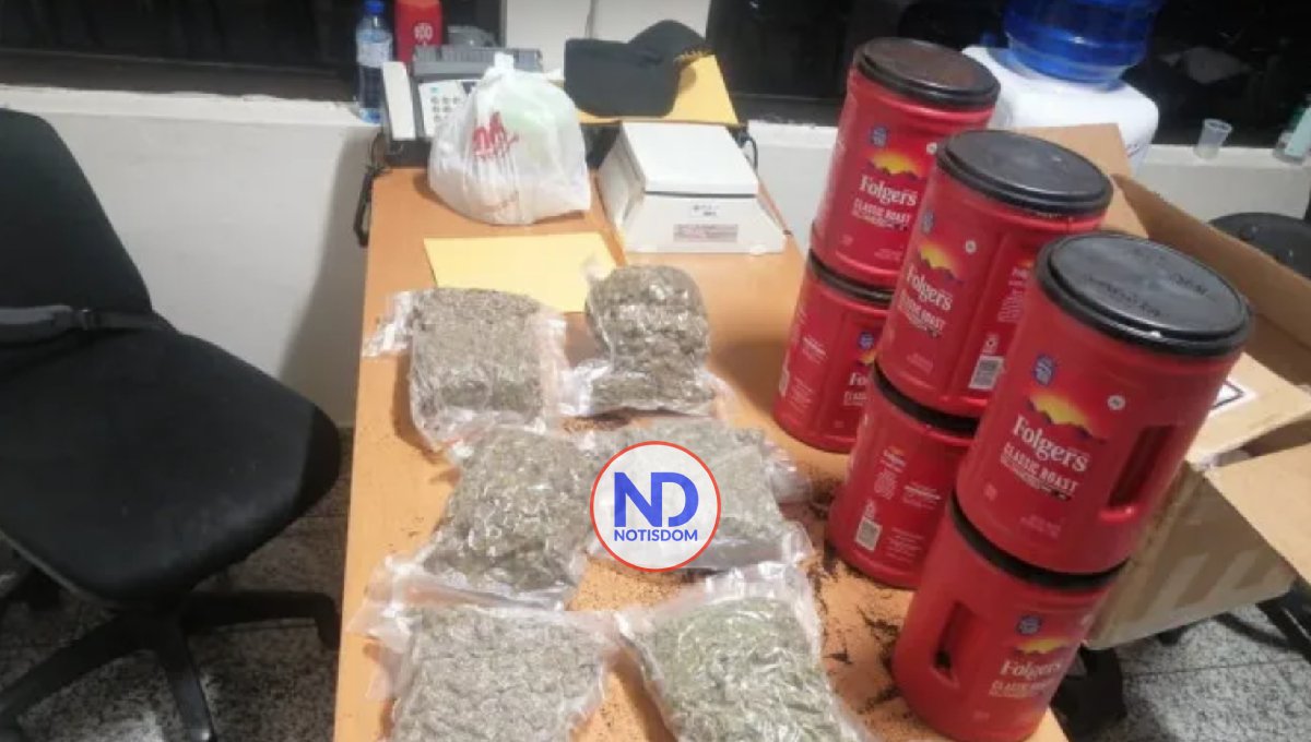 Incautan seis paquetes de marihuana en envases que simulaban ser café en el AILA