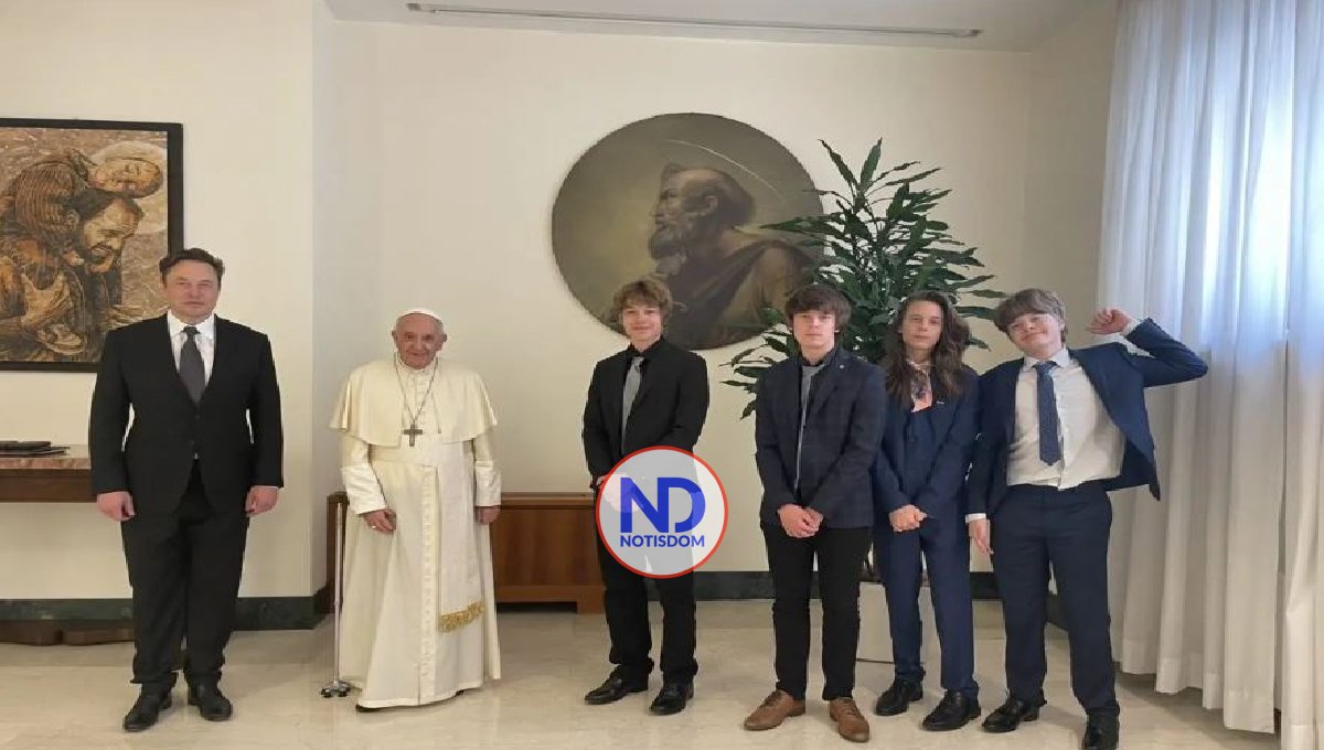 El papa Francisco se reunió con el magnate de la tecnología Elon Musk 2 El papa Francisco se reunió con el magnate de la tecnología Elon Musk