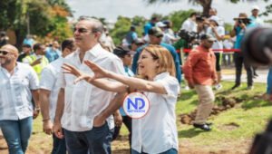 Presidente Abinader y Alcaldesa DN supervisan obras conjuntas