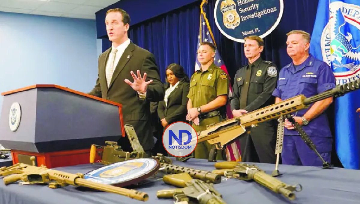 Estados Unidos preocupado por aumento armas confiscadas rumbo a Haití