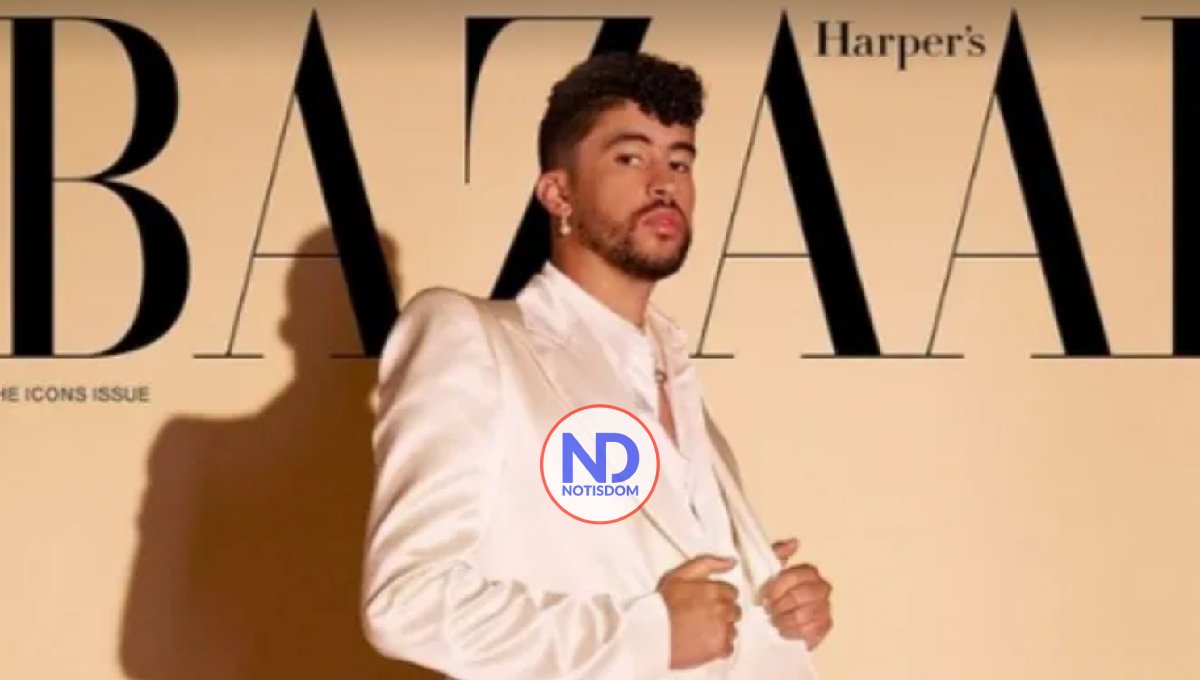 Bad Bunny se viste de novia para la revista Harper’s Bazaar