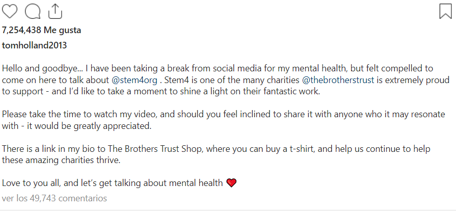 TIC TOKER 1 Tom Holland deja las redes sociales por un tiempo para cuidar su salud mental