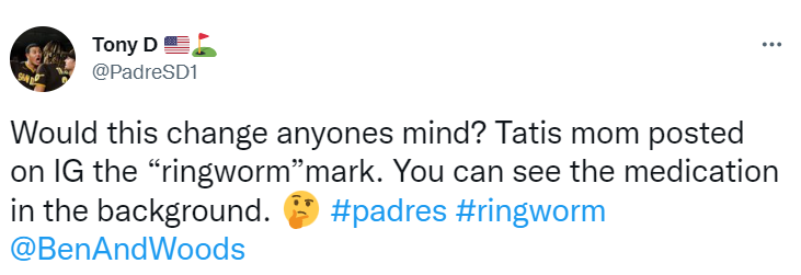 TWITTER TATIS Madre de Fernando Tatís Jr. lo defiende tras suspensión por esteroide