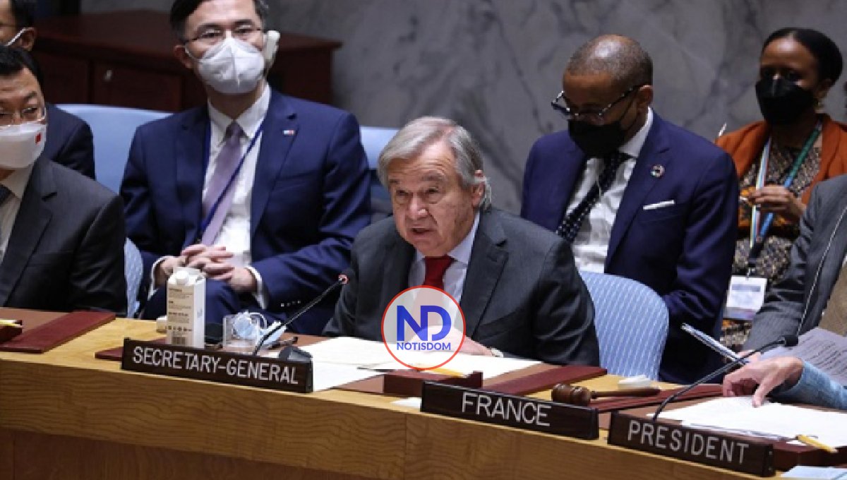 Guterres ve inaceptable amenaza de Putin de usar armas nucleares