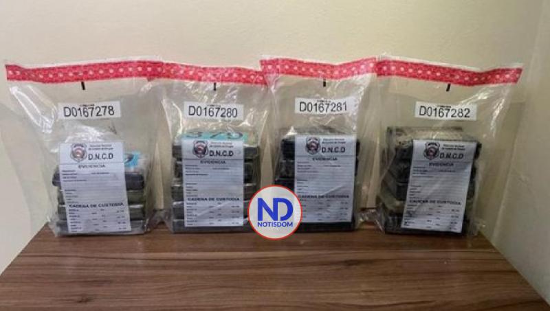 Autoridades incautan 19 paquetes cocaína en Los Pilones