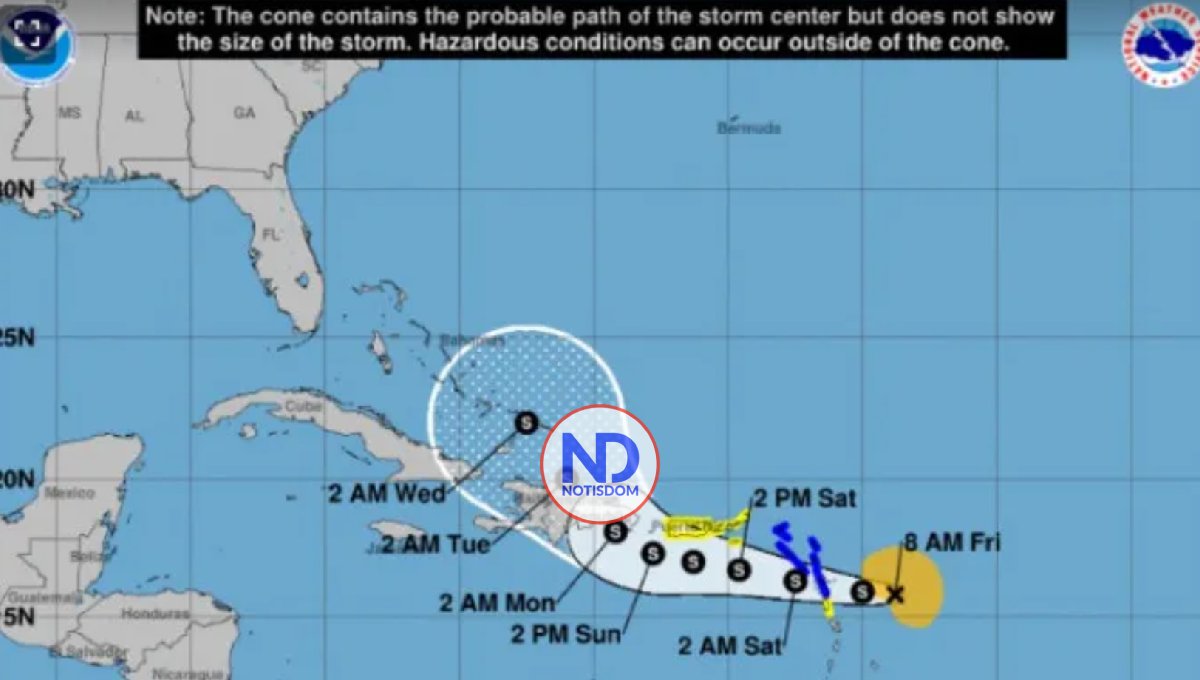 La tormenta tropical Fiona mantiene su paso hacia Puerto Rico