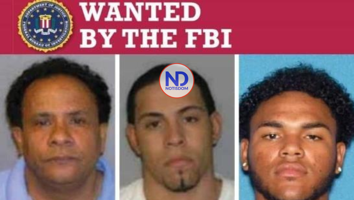 El FBI busca a estos tres dominicanos por delitos de fraude y narcotráfico en Estados Unidos