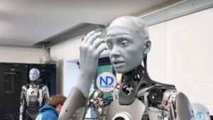 Robot asegura que androides “nunca dominarán el mundo”