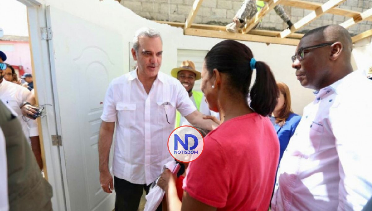 Presidente Luis Abinader dispone reconstruir Villa Hermosa, de LR