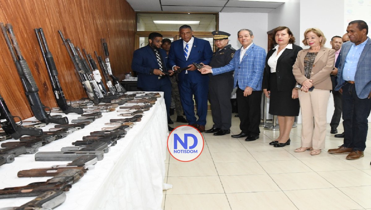 Autoridades de RD buscan ocupar todas las armas ilegales del país
