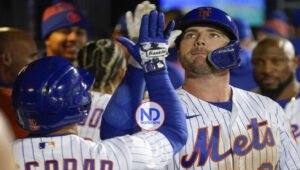 Alonso y DeGrom conducen la victoria de los Mets 7-3 sobre los Padres