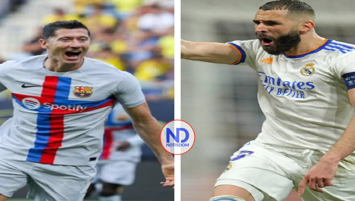 Benzema y Lewandowski, el duelo del gol en el Clásico entre Real Madrid y Barcelona
