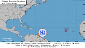 Centroamérica y parte del Caribe deben monitorear un área de baja presión