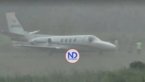 Avión se sale de la pista durante aterriza en aeropuerto El Higüero