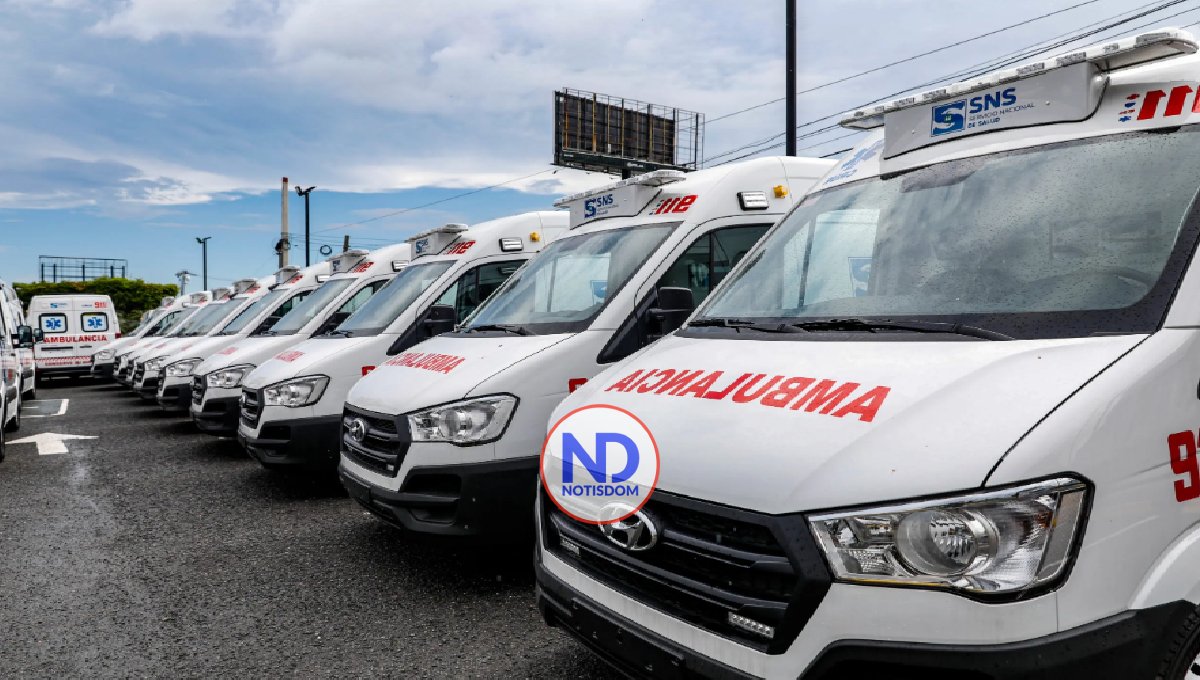 Sistema 911 entrega 33 nuevas ambulancias al SNS