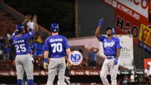 Jonrones de Aquino dan cuarta victoria seguida al Licey