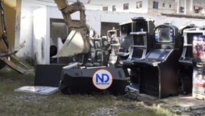 Hacienda afirma en 2022 ha demolido más de 5 mil máquinas de juegos de azar