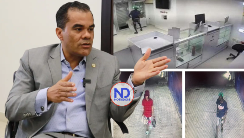 Diputado Elías Báez denuncia ladrón «vacía» una de sus tiendas en Santiago