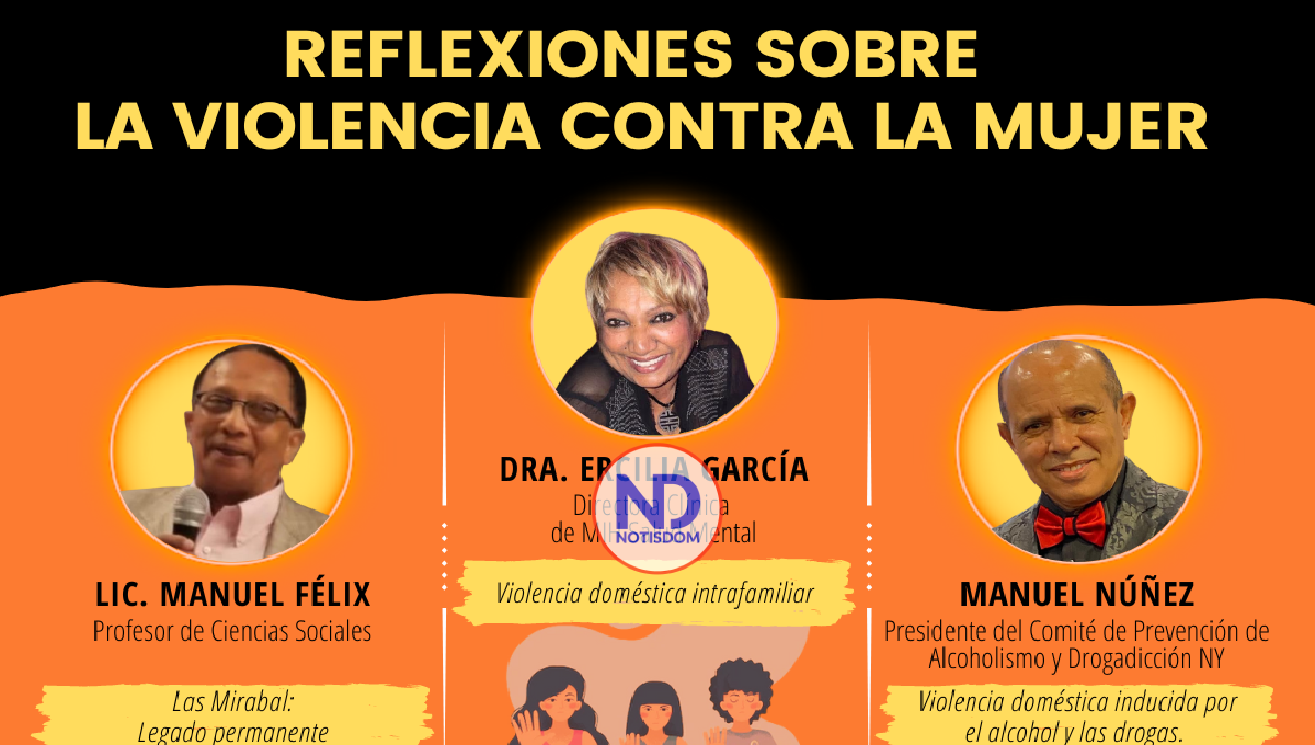 El PRM NY anuncia panel «Reflexiones sobre la violencia contra la mujer»