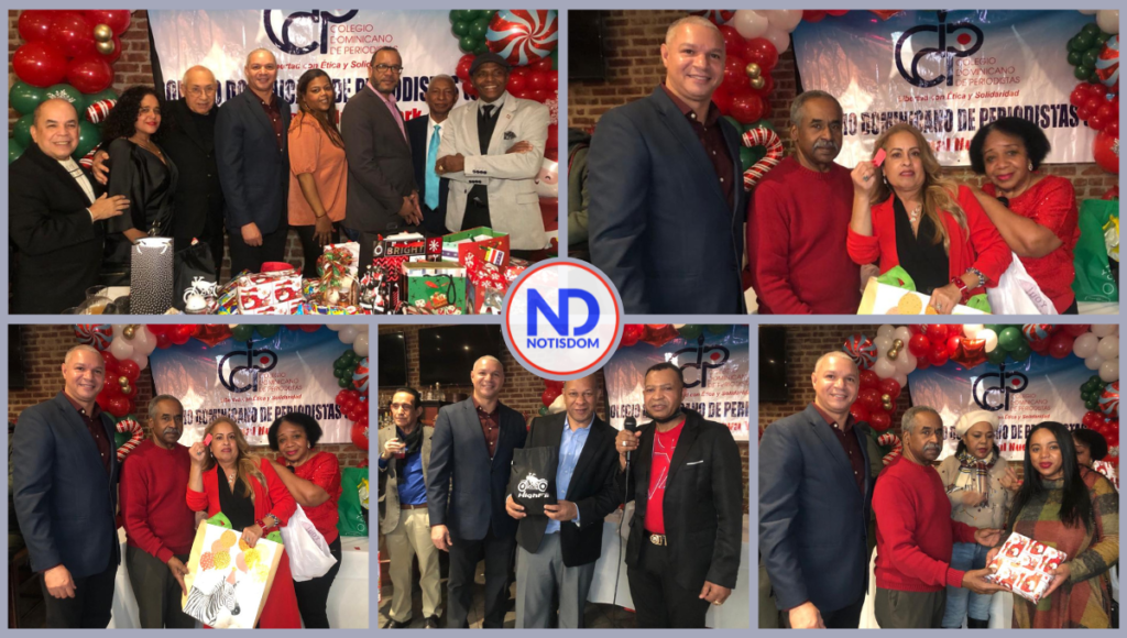 5 FOTOS D NOTISDOM 7 Video | Roberto Francis muestra gran regocijo por éxito encuentro navideño del CDP NY