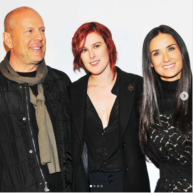 DEMY MOORE Demi Moore y Bruce Willis se convertirán en abuelos