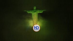 El Cristo Redentor se tiñe de verde y amarillo por Pelé
