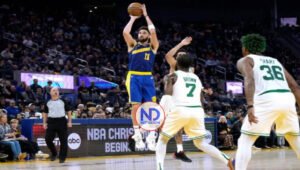 Los Warriors vencen a los Celtics en el duelo de revancha de las finales pasadas de la NBA