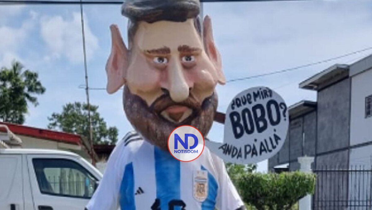 Messi y su “Qué mirás bobo”, el muñeco de año viejo preferido en Panamá