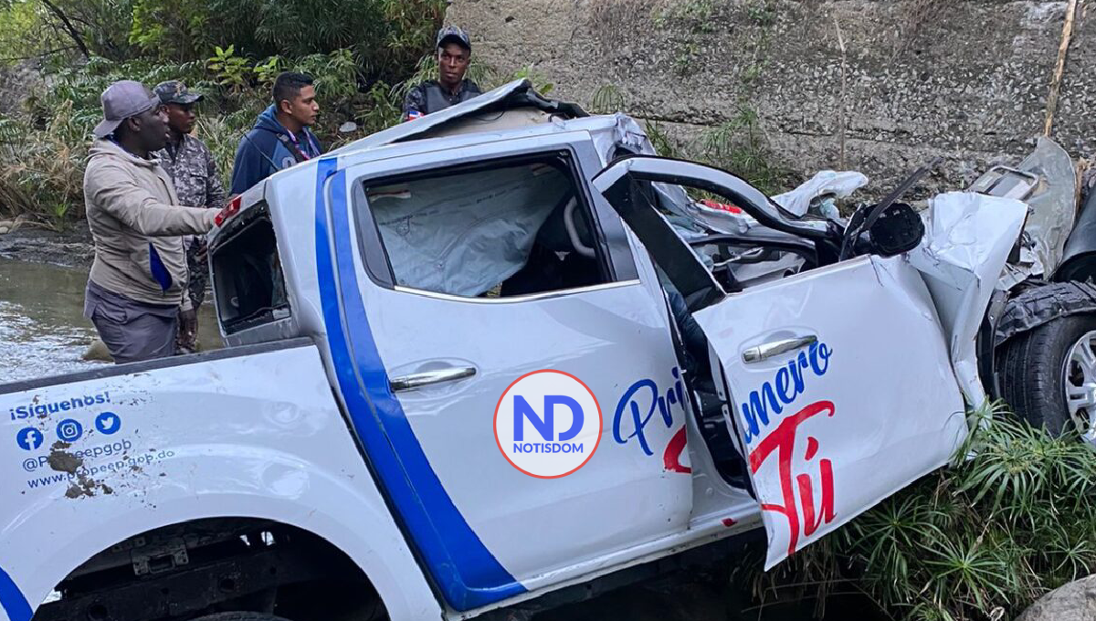 Mueren dos empleados del Propeep en accidente; suspenden jornada «Primero Tú» en Ocoa