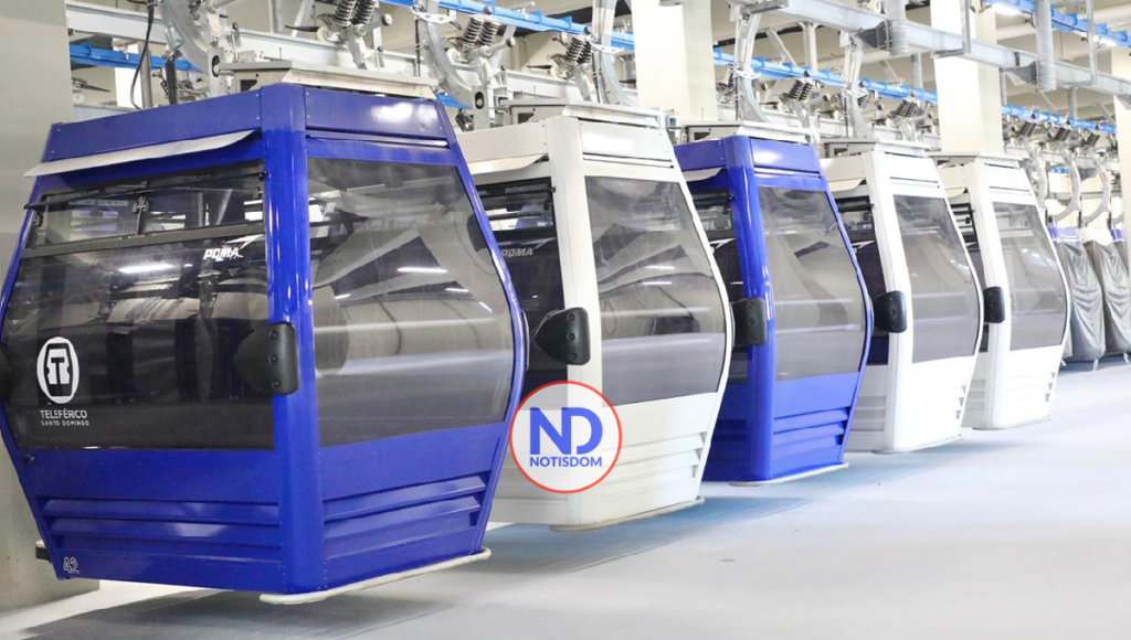 NOTISDOM FOTOS 2022 12 21T165939.805 Abinader inicia fase de prueba del Teleférico de Los Alcarrizos como se tenía previsto