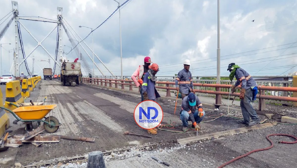 El puente Duarte está cerrado hoy totalmente hasta 6 de la tarde      
