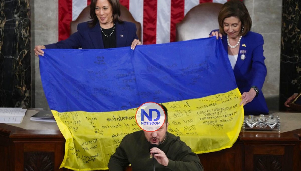 Zelenski aclamado por Congreso EU; señala su apoyo es «vital»