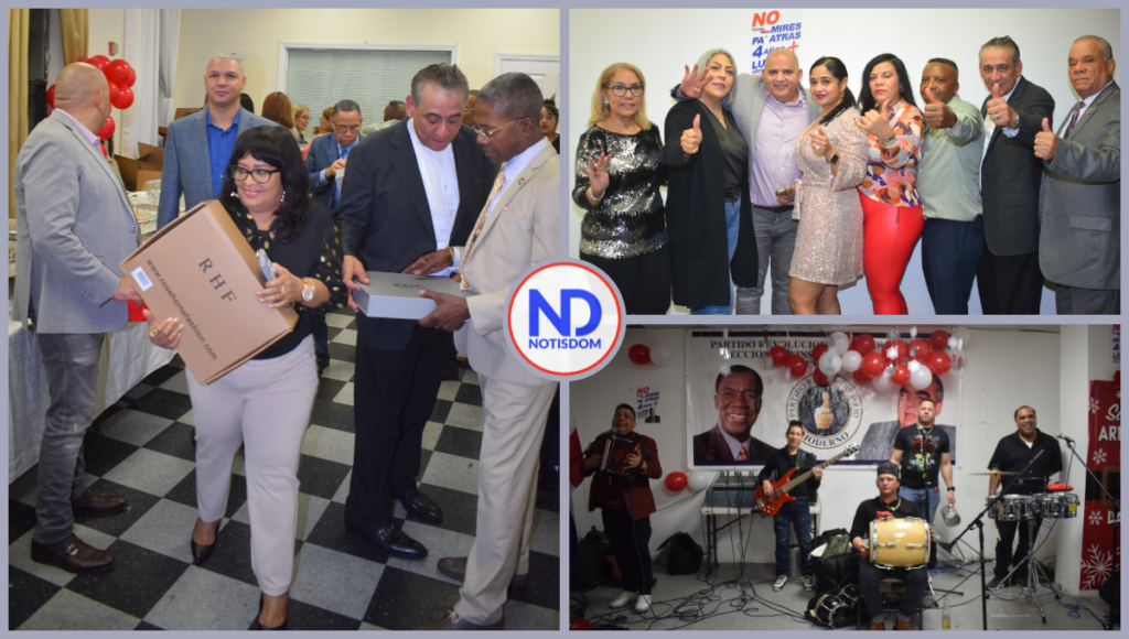 3 FOTOS B NOTISDOM 32 El PRM en Nueva York despide el 2022 con esplendorosa fiesta de la unidad