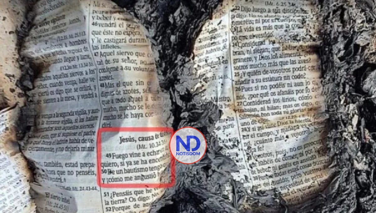 Hombre muere calcinado en vivienda; queda biblia abierta donde dice «fuego vine a echar en la tierra»