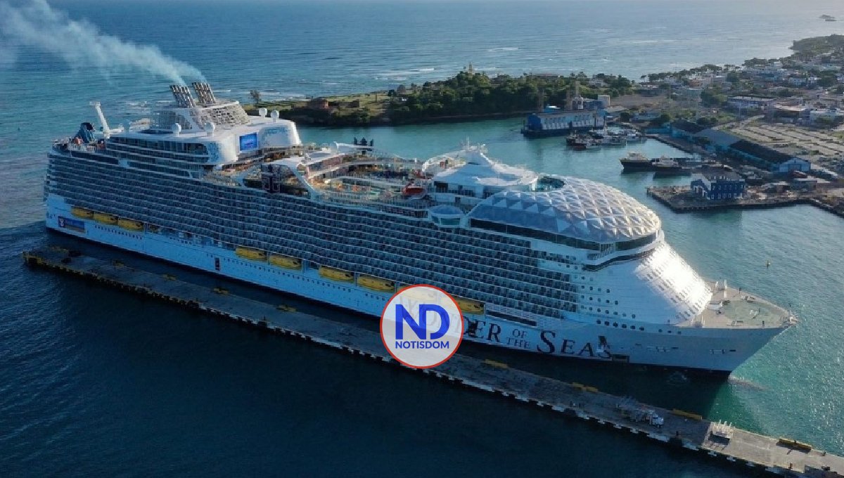 Puerto Plata recibe este lunes al crucero más grande del mundo