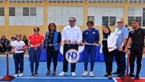 INEFI repara cancha y entrega utilería al Centro Educativo Fidel Ferrer