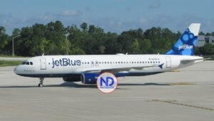 Avión con destino a NY aterriza en el AILA tras calentamiento en unos de sus motores