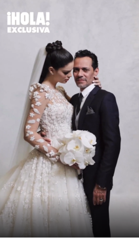 MARCK ANTHONY Y SU NUEVA ESPOSA Primeras imágenes de la boda de Marc Anthony y Nadia Ferreira en Miami